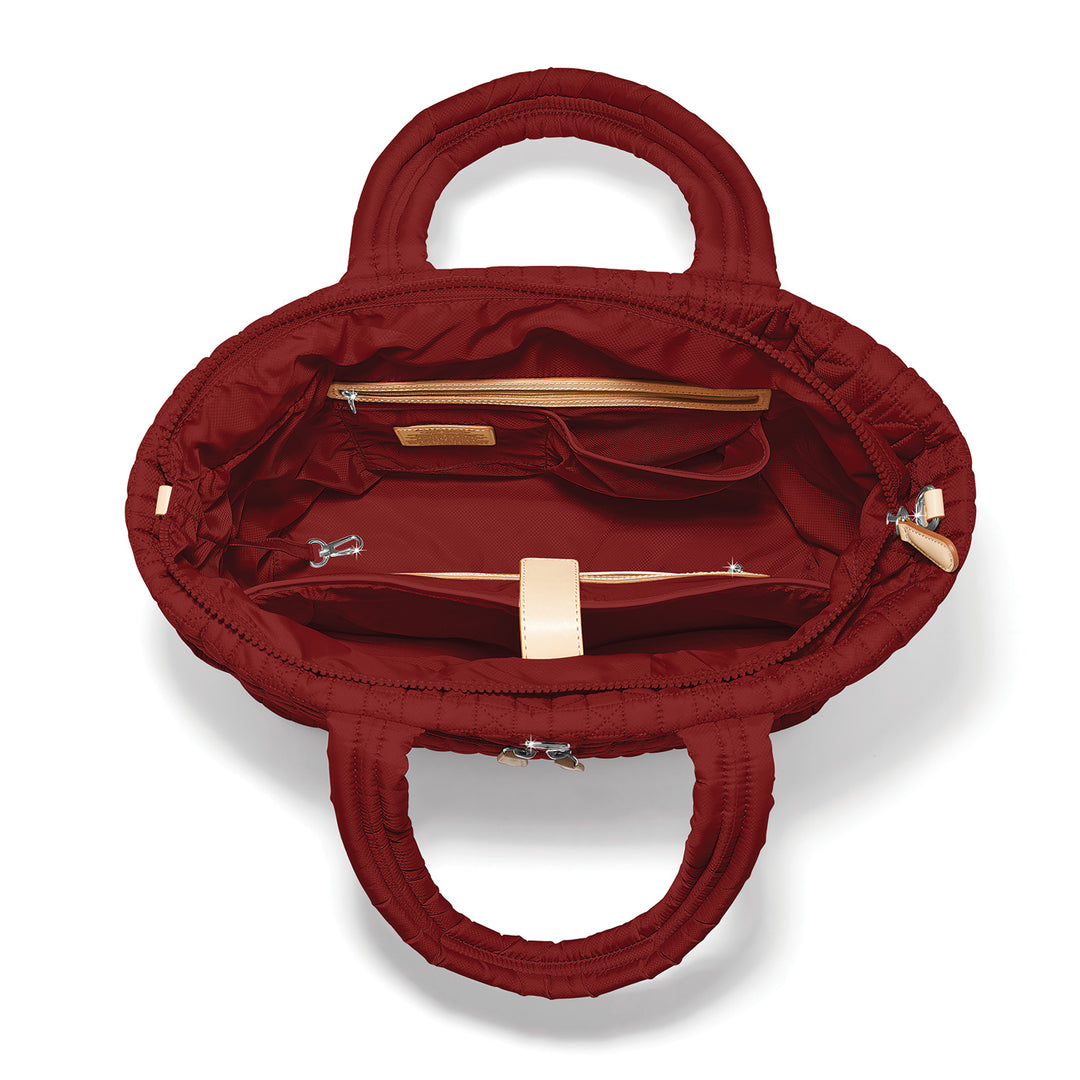 Amara Large Tote Heartbeat Garnet