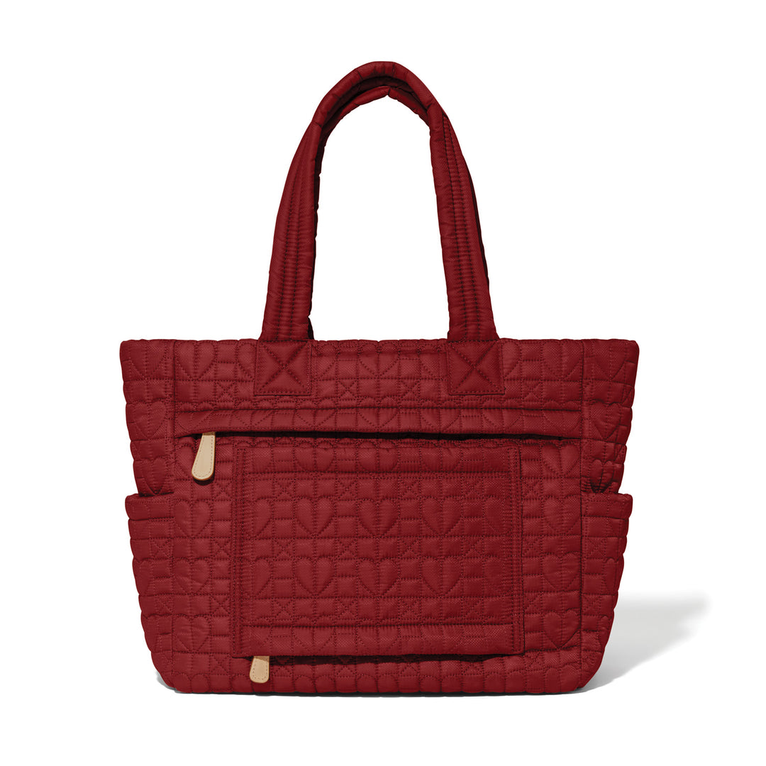 Amara Large Tote Heartbeat Garnet
