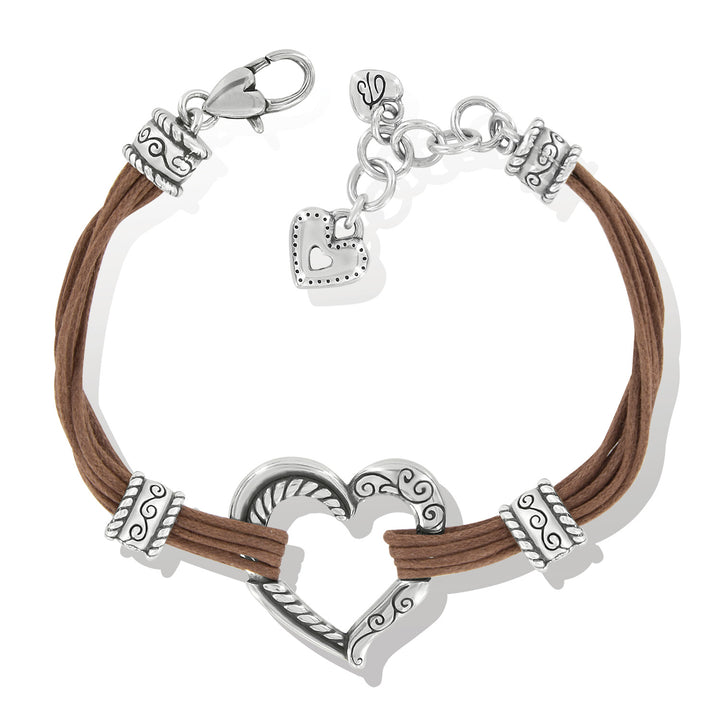 Heritage Heart Brown Bracelet