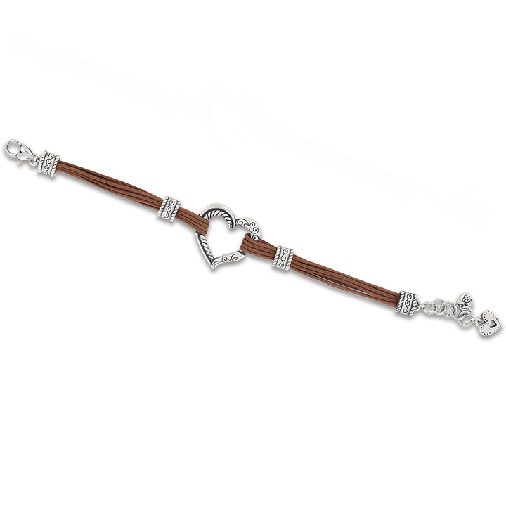 Heritage Heart Brown Bracelet