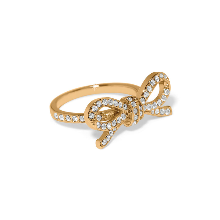Illumina Bow Ring Gold