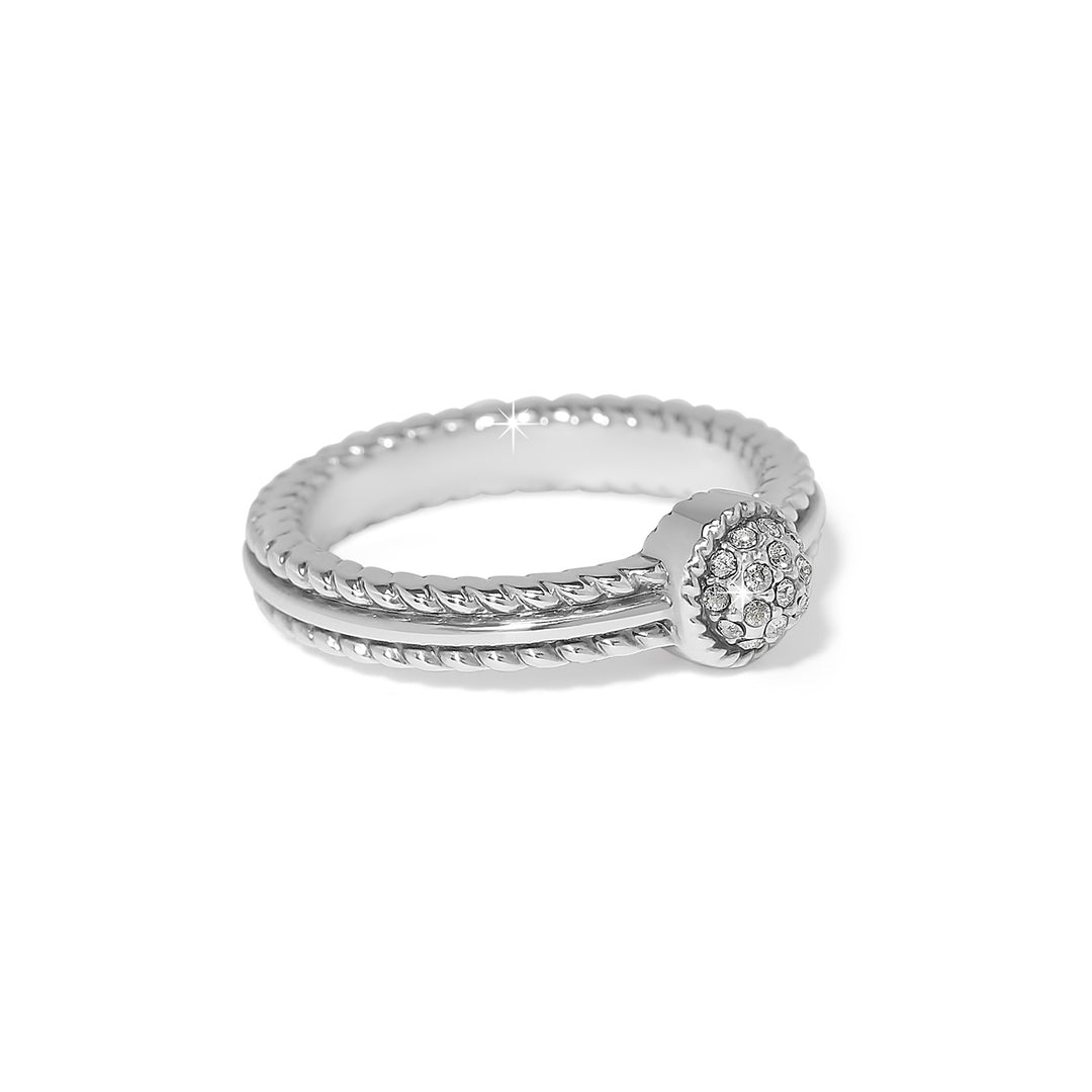 Illumina Celeste Dome Ring Silver