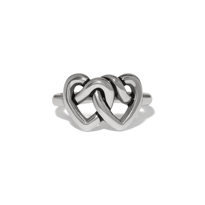 Interlok Linked Hearts Ring