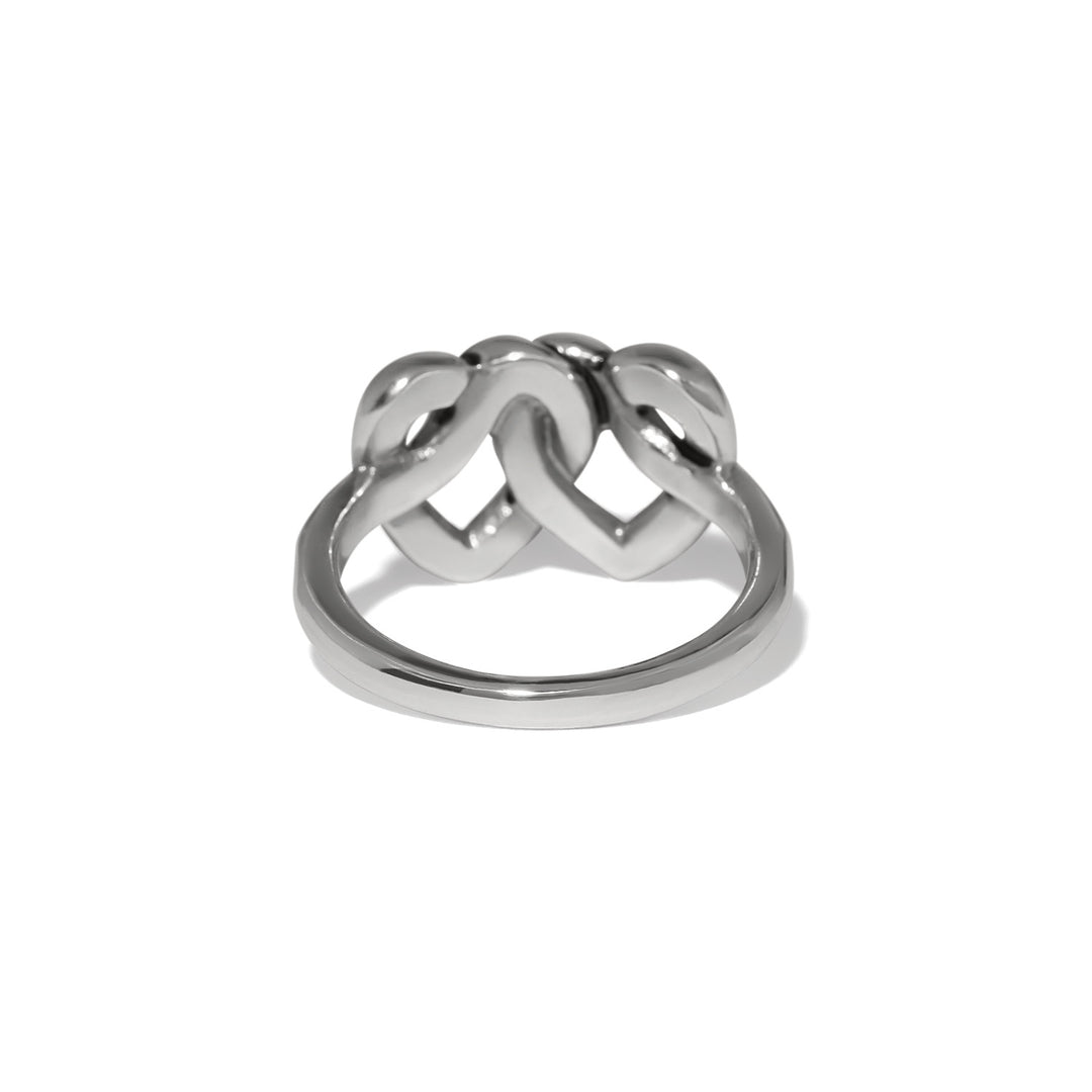 Interlok Linked Hearts Ring