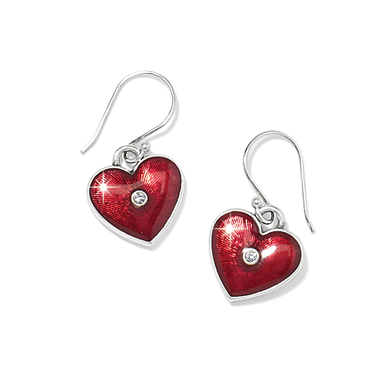 One Heart Color Reversible Earrings