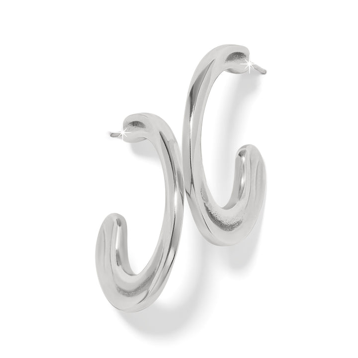 Cascade Silver Hoop