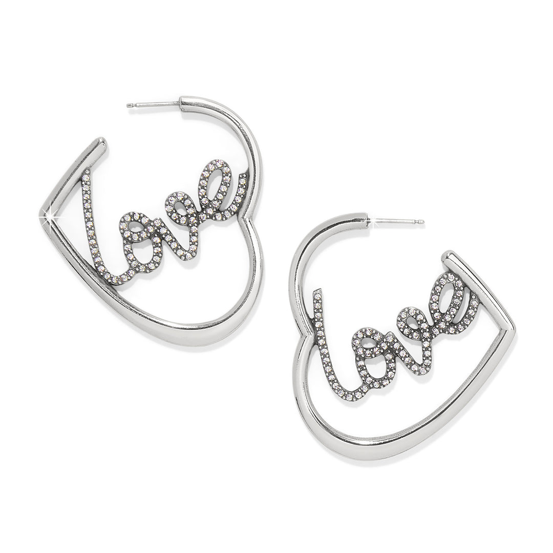 Love Script Sparkle Hoop