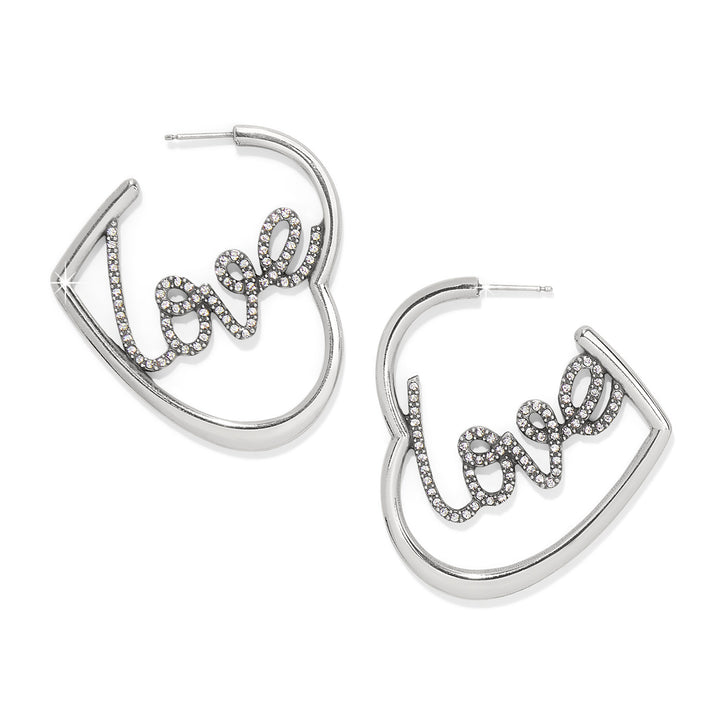 Love Script Sparkle Hoop