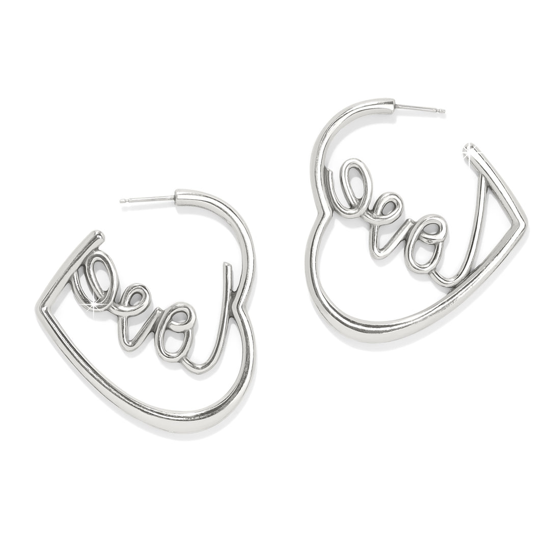Love Script Sparkle Hoop