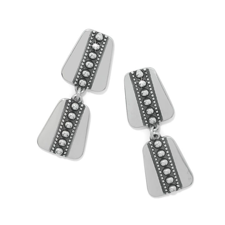 Pretty Tough Geo Post Drop Earrings