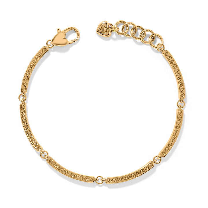 Meridian Geo Bar Bracelet Gold