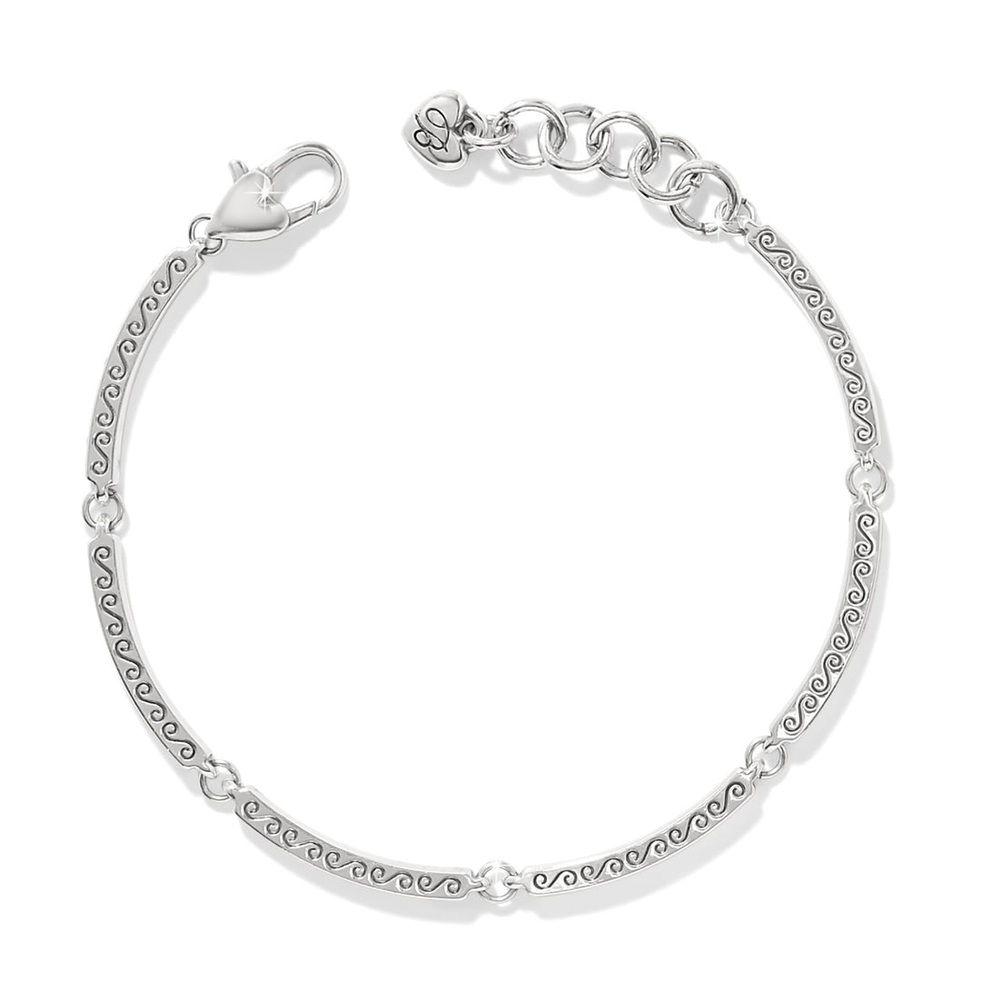Meridian Geo Bar Bracelet Silver