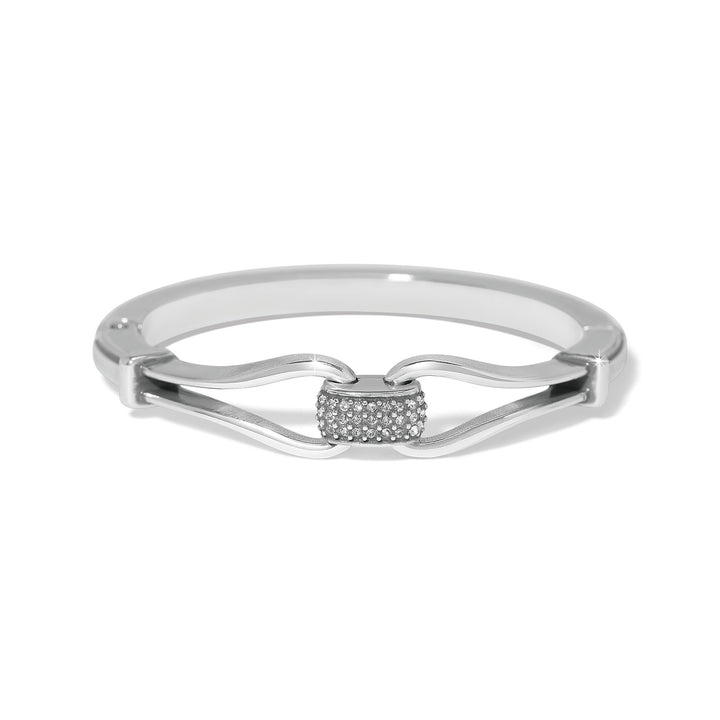 Meridian Classic Hinged Bangle Silver