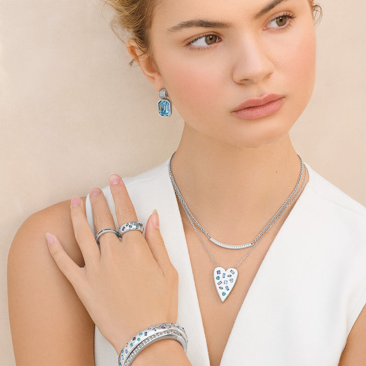 Love Message B Radiant Reversible Necklace