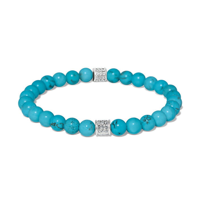 Meridian Petite Turquoise Stretch Bracelet