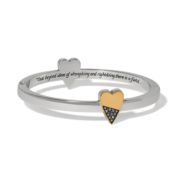 Love Messages Higher Love Hinged Bangle