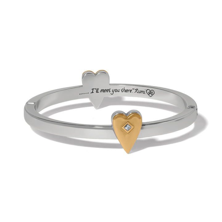Love Messages Higher Love Hinged Bangle