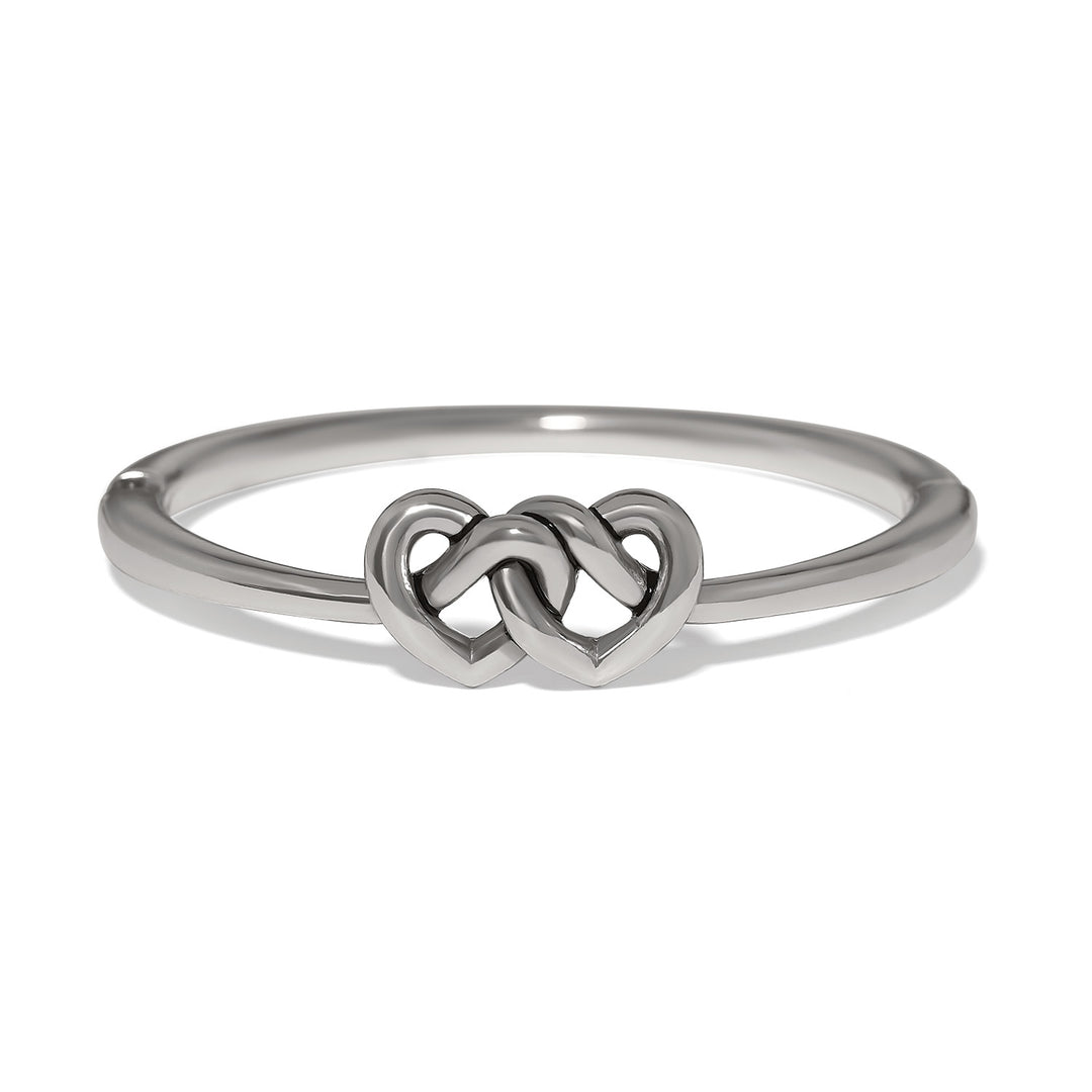 Interlok Linked Hearts Hinged Bangle