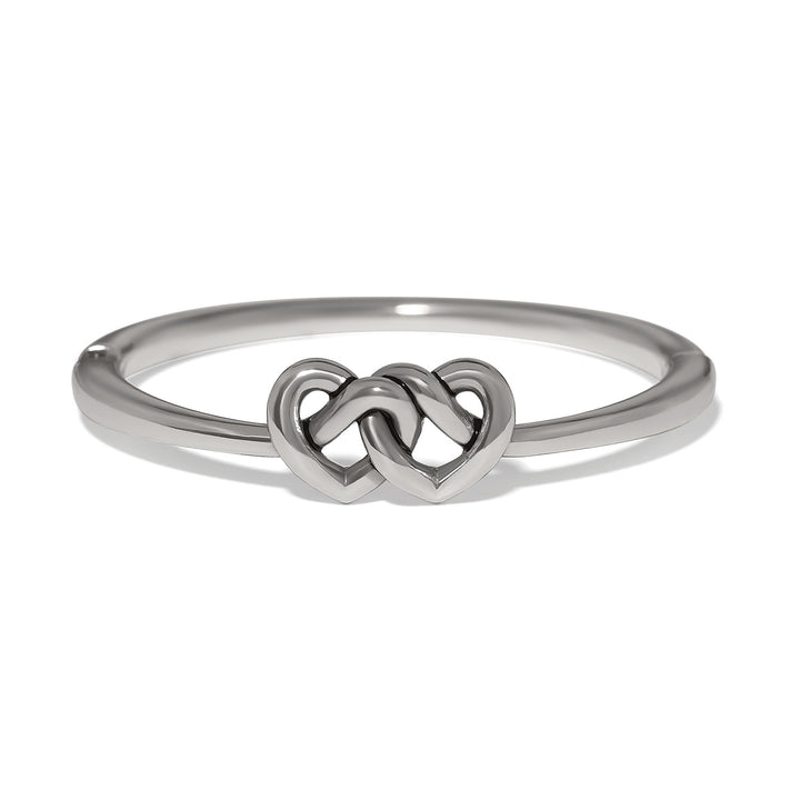 Interlok Linked Hearts Hinged Bangle