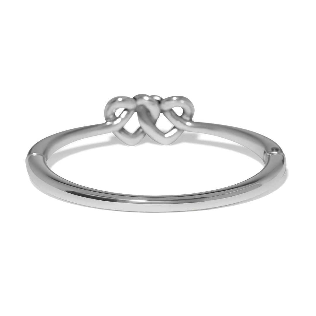 Interlok Linked Hearts Hinged Bangle