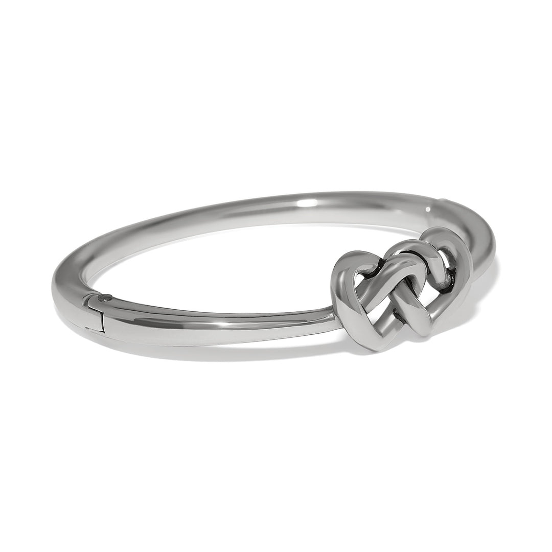 Interlok Linked Hearts Hinged Bangle