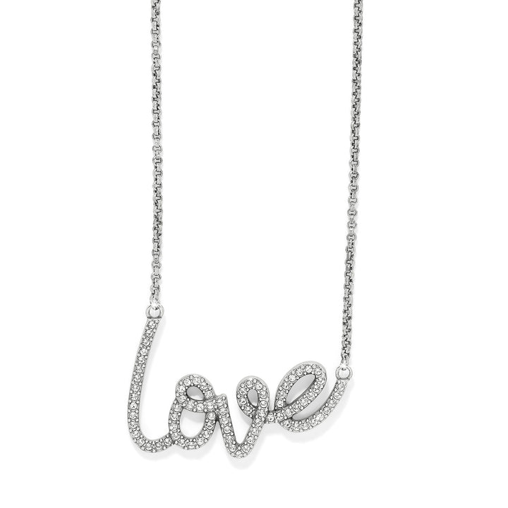 Love Script Sparkle Necklace