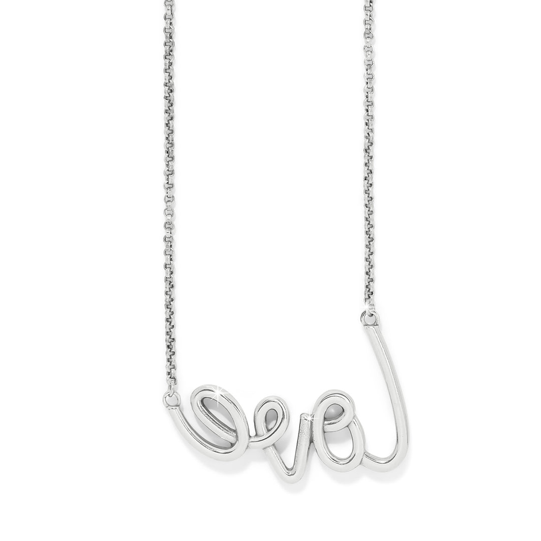 Love Script Sparkle Necklace