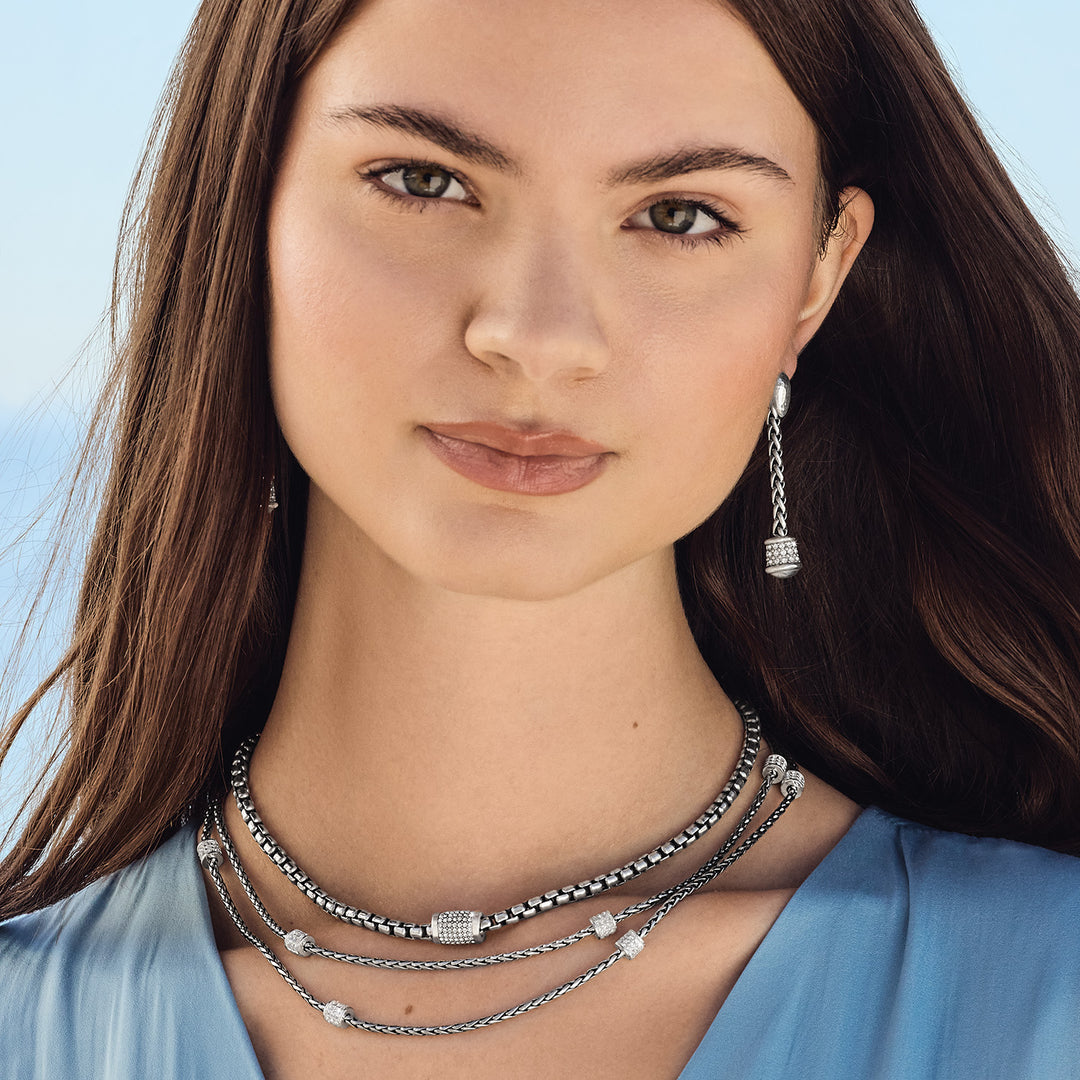 Meridian Solis Silver Necklace