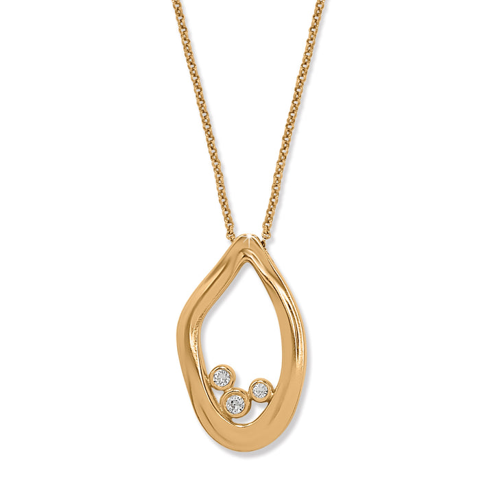 Cascade Lumina Necklace Gold