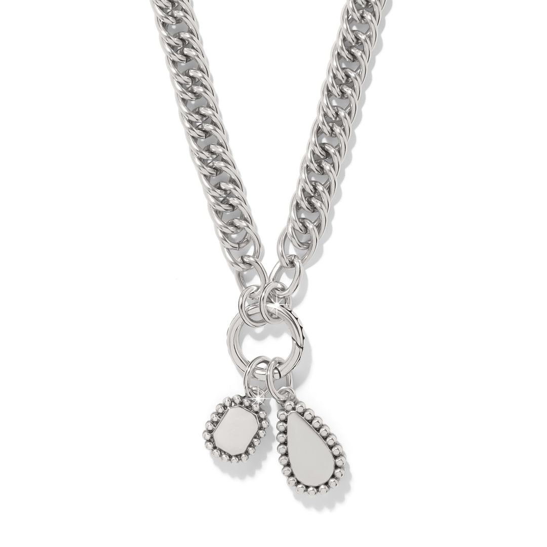 Twinkle Luxe Charm Link Necklace