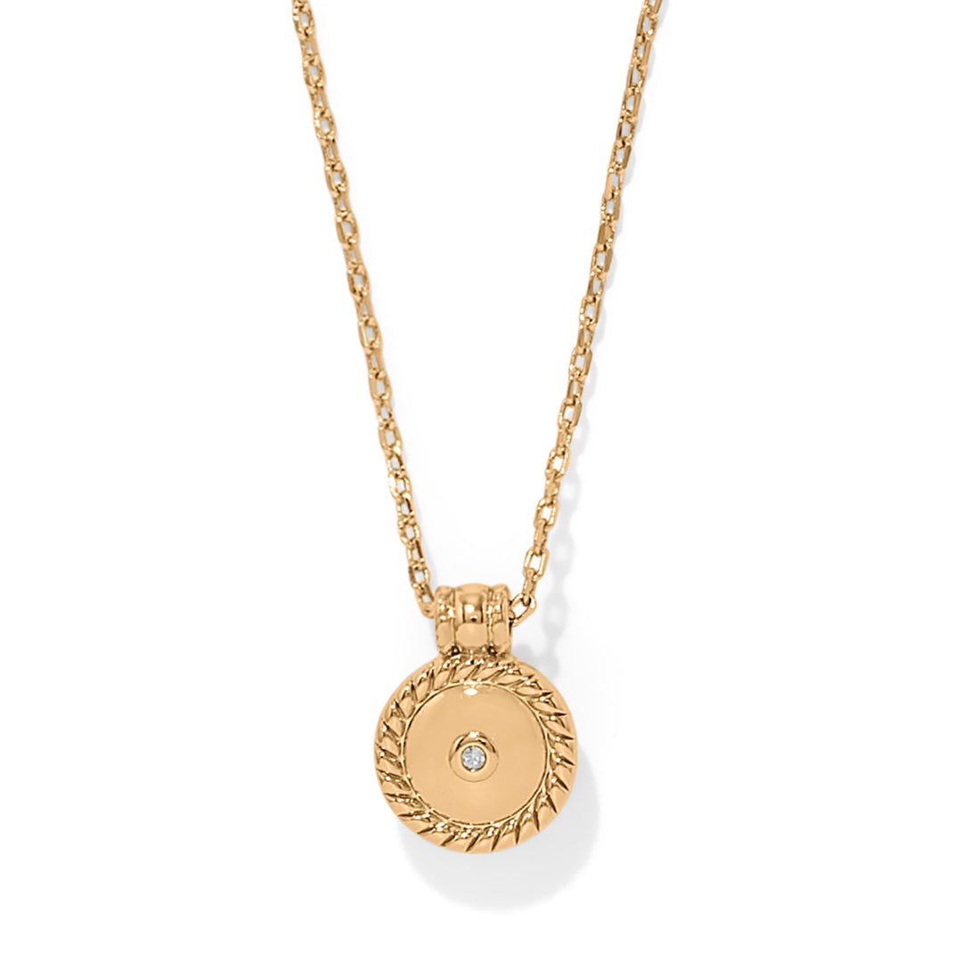 Illumina Celeste Dome Necklace Gold
