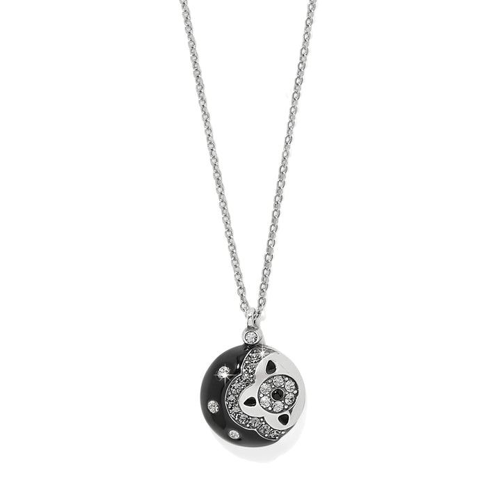 Flora Flower Black Necklace