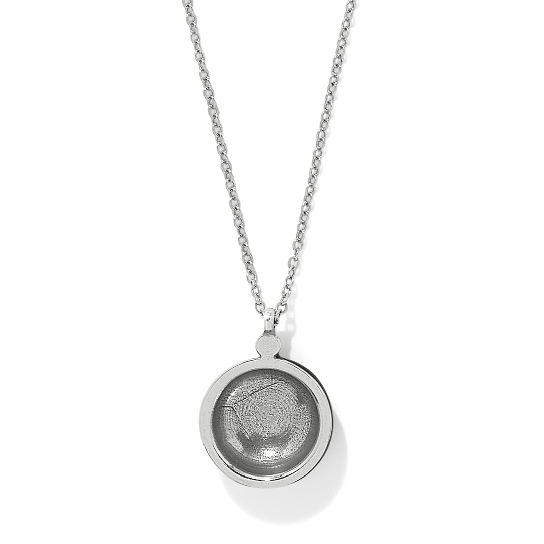 Flora Flower Black Necklace