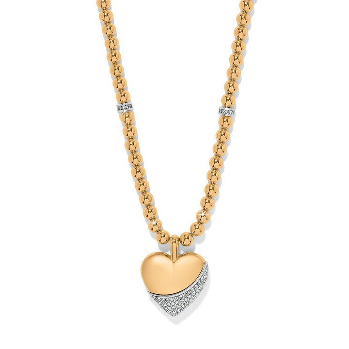 Meridian Petite Wave Heart Necklace