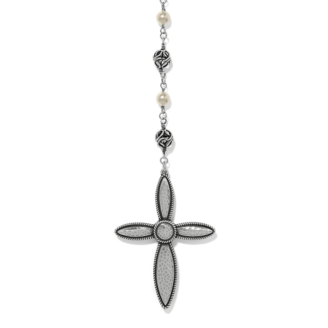 Ferrara Lacrima Rosary Necklace
