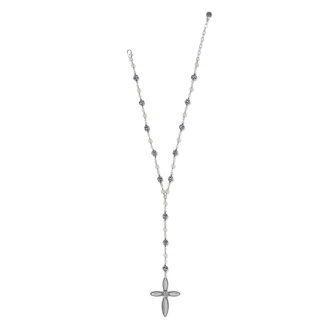 Ferrara Lacrima Rosary Necklace