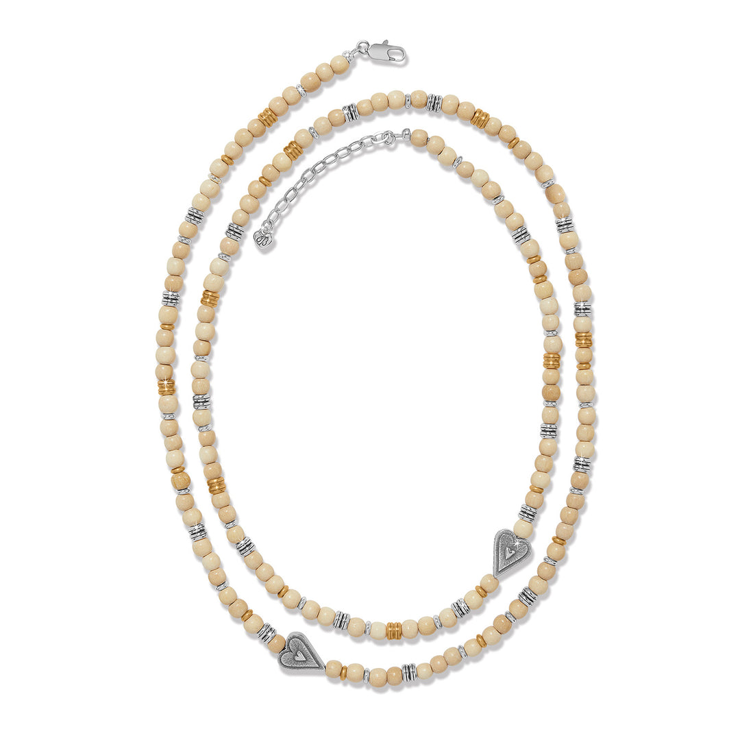 Love Messages I Am Grateful Long Necklace