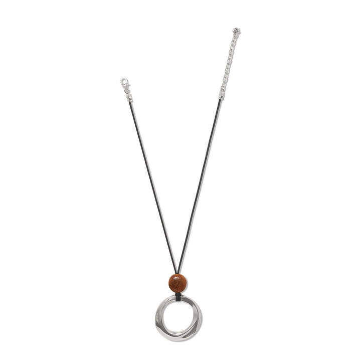 Cascade Rio Wood Ring Necklace