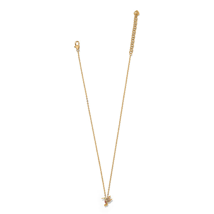 Enchanting Gem Hummingbird Necklace