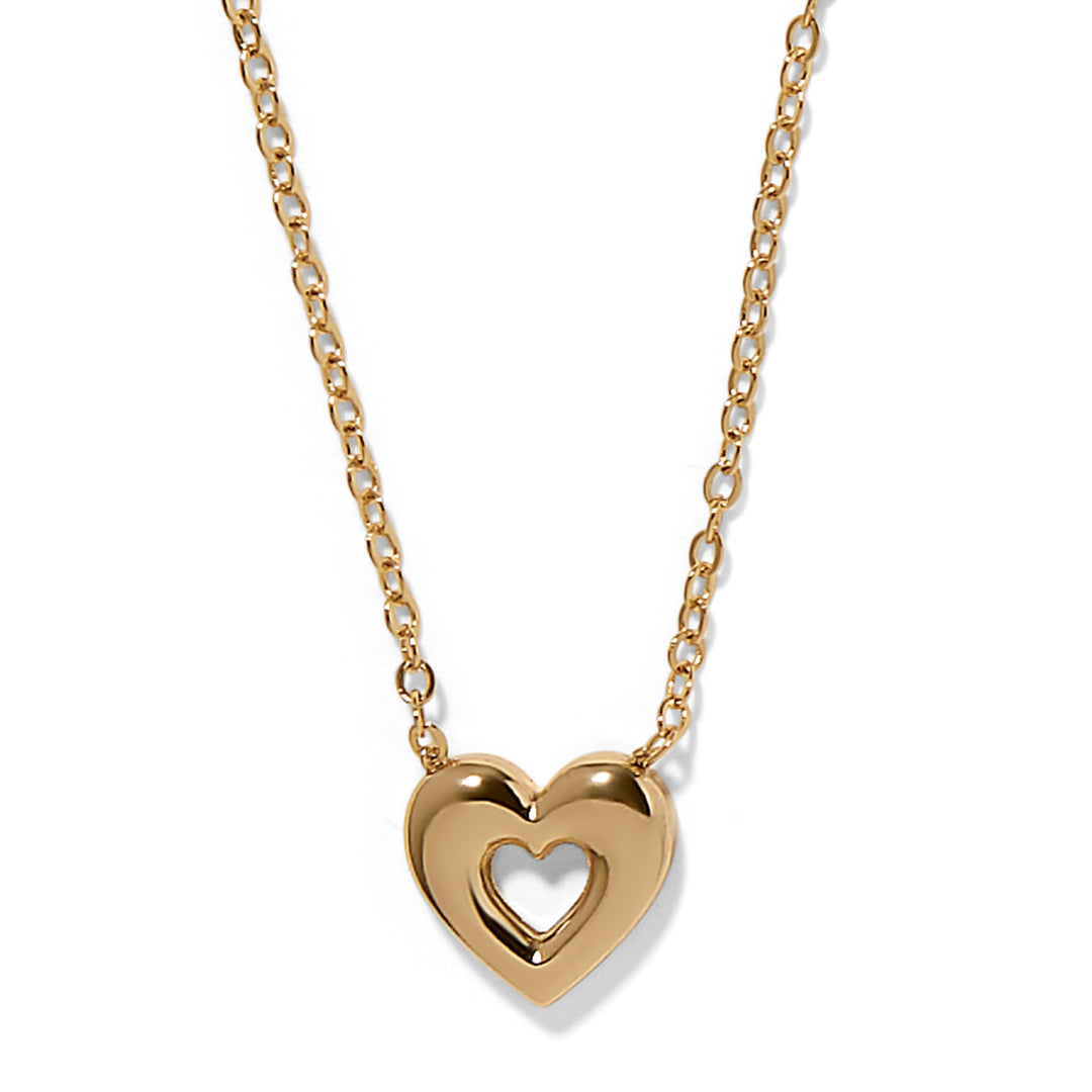 Enchanting Gem Heart Necklace