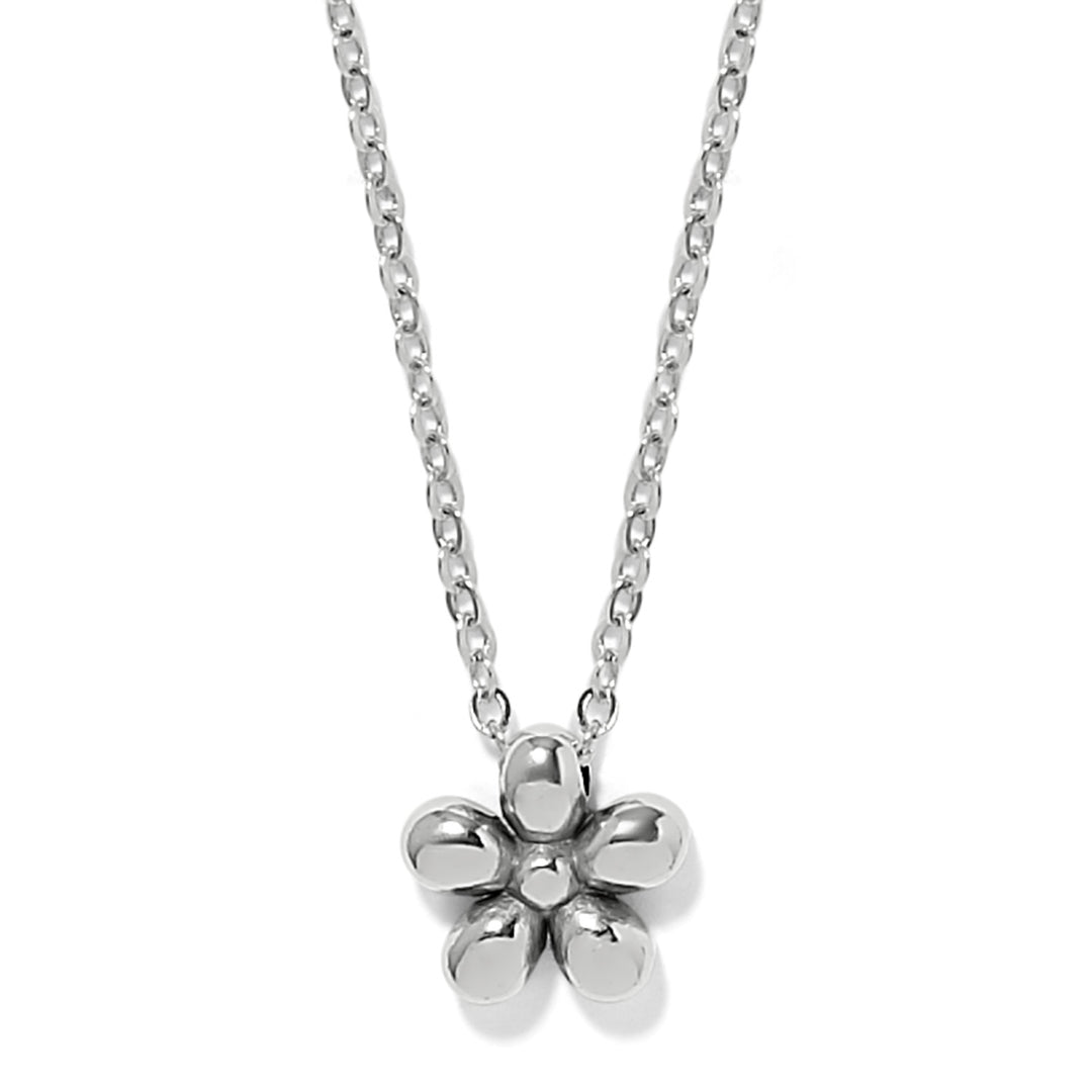Enchanting Gem Flower Necklace