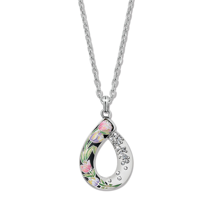 La Tulipe Noir Necklace
