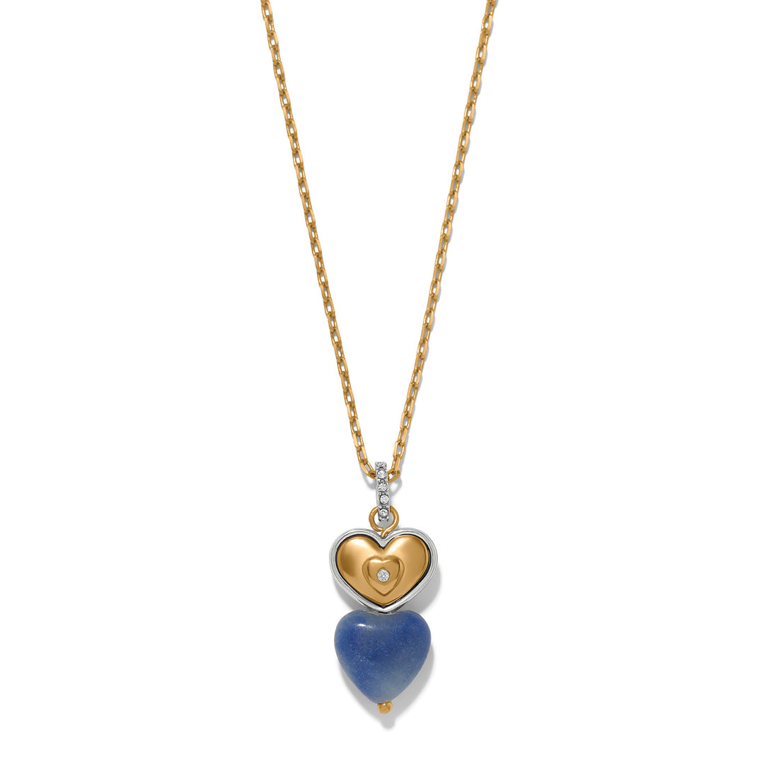 One Heart Duo Heart Petite Necklace