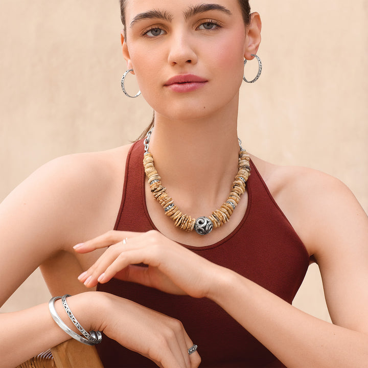 Contempo Sonora Dorada Disk Necklace