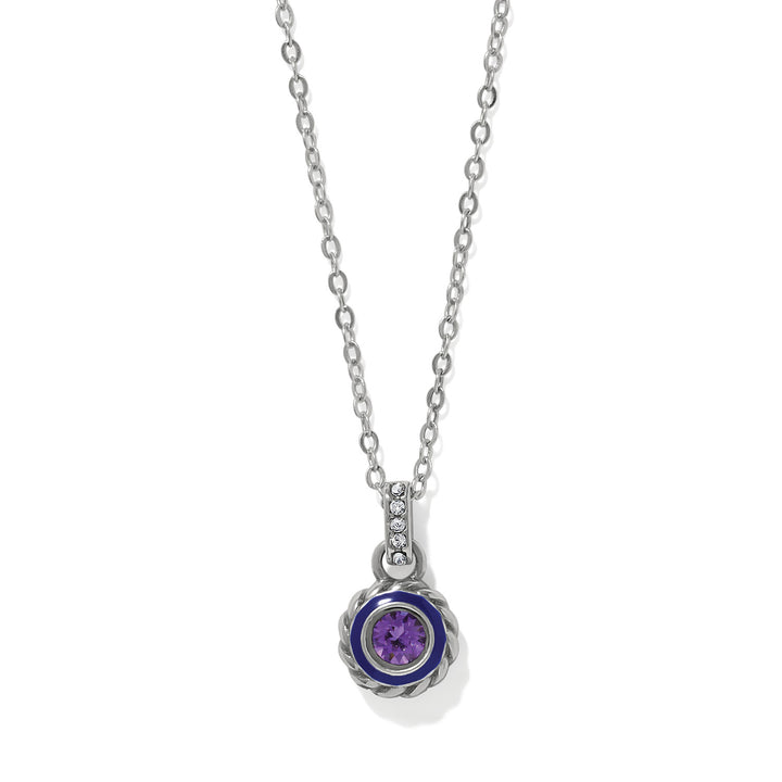 Halo Gemma Petite Round Necklace