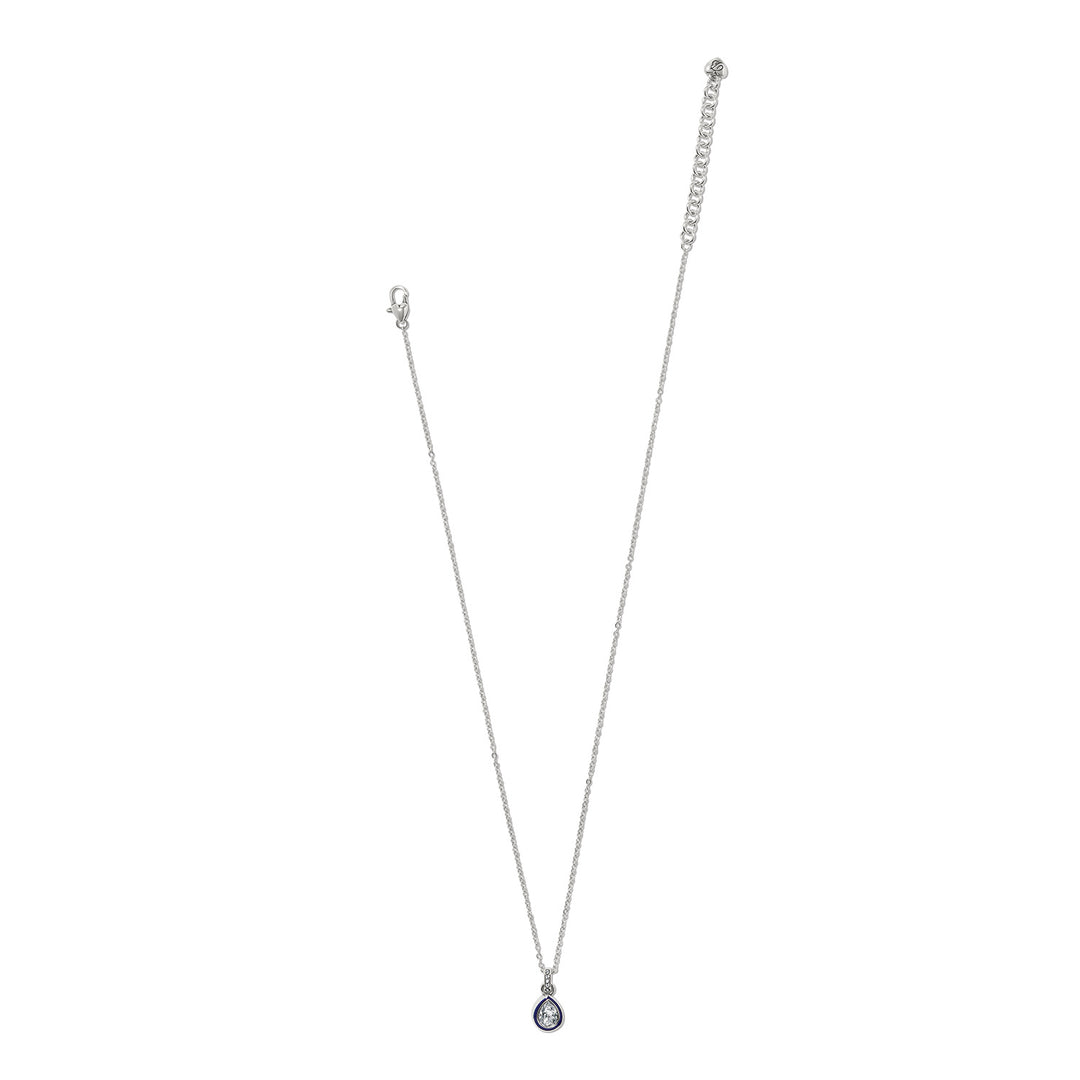 Halo Gemma Petite Teardrop Necklace