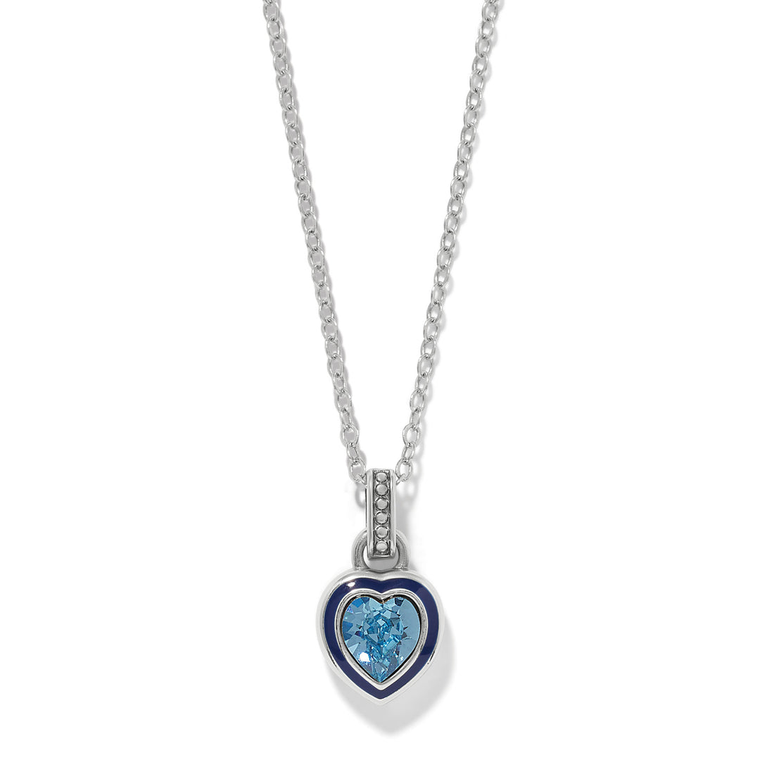 Halo Gemma Petite Heart Necklace
