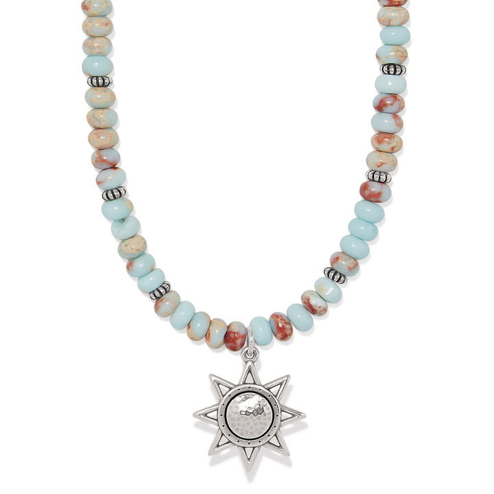 Mosaic Mojave Beam Bead Necklace