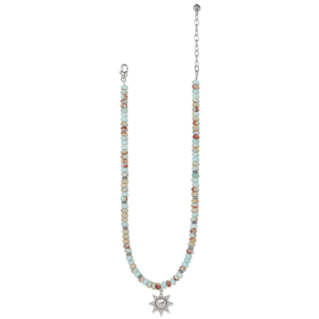 Mosaic Mojave Beam Bead Necklace
