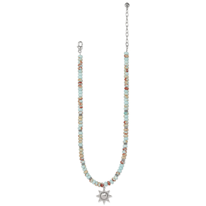 Mosaic Mojave Beam Bead Necklace